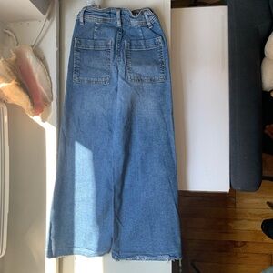 Zara high waist girl wide jeans size 9, 134cm.